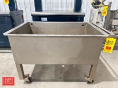 S/S Trough: 3' x 2' x 14