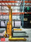 2021 Uline Straddle Stacker 2,200 LB Capacity 63