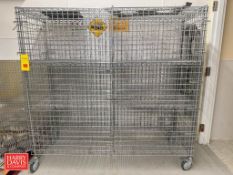 Caged Metro Rack: 6' x 2' x 69