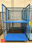 Caged Racks: 4' x 2' x 76