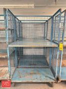Caged Racks: 4' x 2' x 76