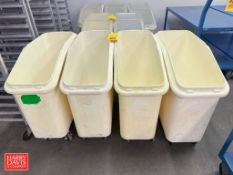 Dry Ingredient Bin: Mounted on Casters