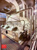 Damrow Filter Mat Dryer with S/S Powder Hopper, (2) Dryer Exhaust Fans and Horizontal S/S Dryer CIP