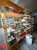 Assorted Gaskets, Sprockets, Motor, Valve Parts, Casters and S/S and Electrical Hardware