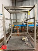 S/S Adjustable Height Scale Platform, Dimensions: 56