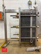 APV Crepaco 2-Zone S/S Plate Heat Exchanger, Model: SR30, S/N: 8611-984