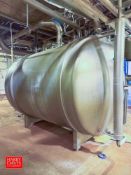 Horizontal S/S Dryer CIP Tank (Subject to Bulk Bid - Lot 87)