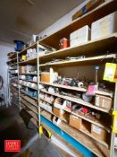 Assorted Valve Parts, Motors, Door Hardware, Vitamin and Diaphragm Pumps and Parts, Hoses, Gauges