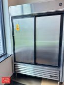 TRUE S/S Sliding Door Refrigerator, Model: TSD-47, S/N: 8443025