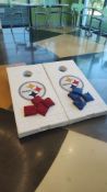 Steeler All Weather Cornhole Boards with Bags