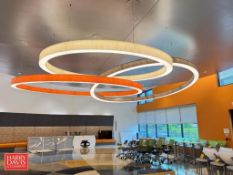 Suspended 3-Ring Hanging Light Fixture