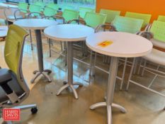 Round Pedestal Tables: 24