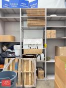 Sections: Steel Shelving (Contents Not Included)