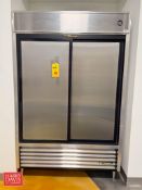TRUE S/S Sliding Door Refrigerator, Model: TSD-47, S/N: 8484730
