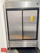 TRUE S/S Sliding Door Refrigerator, Model: TSD-47, S/N: 8489092