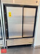 TRUE S/S Sliding Door Refrigerator, Model: TSD-47, S/N: 8489091