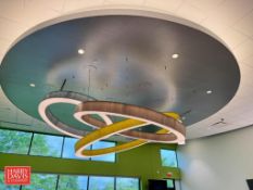 Suspended 3-Ring Hanging Light Fixture