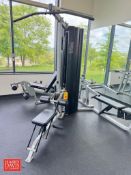 Life Fitness Gym: Bicep, Triceps, Row and Press