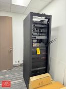 McCann System Audio Visual System with (3) Speakers, Sure Amps, Racks and Cabinet