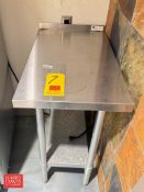 John Boos S/S Table Top: 30