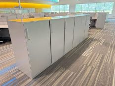 Gray Cabinet: 5' Height x 2' Depth with Coat Rack