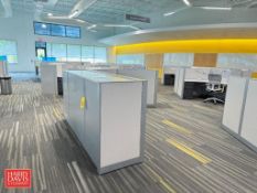 Steelcase Modular Workstation with Under Cabinet and Chairs