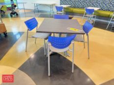 Pedestal Square Table: 36