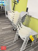 Stacking Chairs with Chair Dollie