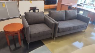 Loveseat, Chair and End Table