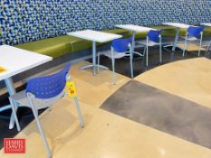 Blue Stacking Chairs