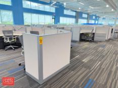 Steelcase Modular Workstation with Under Cabinet and Chairs