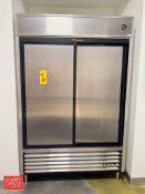 TRUE S/S Sliding Door Refrigerator, Model: TSD-47, S/N: 8509151
