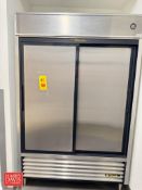 TRUE S/S Sliding Door Refrigerator, Model: TSD-47, S/N: 8484732