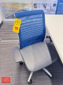 Blue Mesh High Back Mesh Swivel Office Chairs