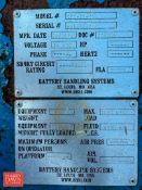 Battery Handling Systems Battery Rack System, Model: ATC-24-MAG, S/N: HN167328