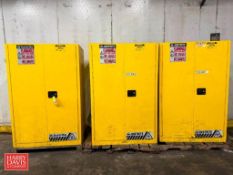 (3) Just Rite Flammable Storage Cabinet: 43