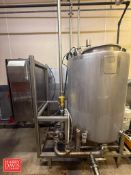 200 Gallon S/S CIP Mounted Skid, Including: .10 HP Supply Pump with Flow and pH Instrument, Steam