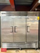 True Manufacturing Portable Industrial Refrigerator: 83” Length x 78” Height x 3’ Depth