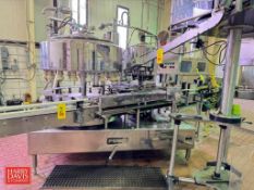 Fogg 18-Valve Filler with 5-Head Capper, S/N: 510-89-11-92 (set up for 20 oz Bottles), Tri-Clover