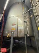 All S/S 5,500 Gallon Dome-Top, Dish Bottom OJ Concentrate Tank with Lower Side Entering Manway