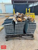 (30) NEW Roller Conveyor and (8) NEW Uline Lever Lock Load Bars