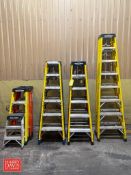 Assorted Alluminum A-Frame Ladders: 2' - 12'