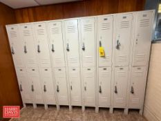 (9) Lockers and Bench