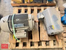 Weg 15 and Baldor 20 HP Motors, Gear Reducer Pump, Assorted Gear Drives and Assorted 1-20 HP Motors