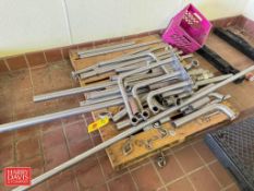Assorted S/S Pipe and Clamps (Location: Uniontown, PA)