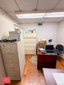 (2) File Cabinets, Hutch, (2) Desks and (2) Office Chairs (Tech Not Included)