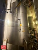 S/S 5,500 Gallon Dome-Top, Slope-Bottom OJ Concentrate Tank with Lower Side Entering Manway and UV