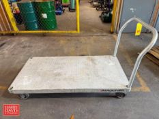 Portable Diamond Plated Platform Truck