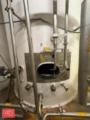 Mueller 8,000 Gallon Jacketed Silo, Model: SVW with Horizontal Agitator, Temperature and Level Shell