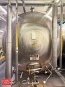 4,000 Gallon S/S Blend Tank, Model: BC-ST04000H304, S/N: BC-7592-54-19-01 with Vertical Agitation